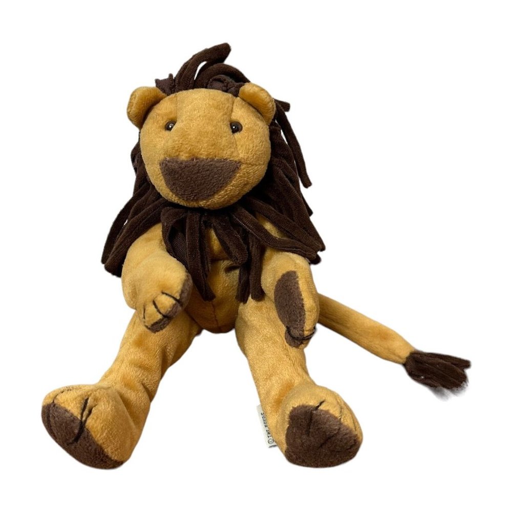 Marley Dredlion Baby Boyds jointed beanbag Lion Plush w/ Dread Mane Rasta 9"
